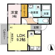 コスモ五日市の間取り画像