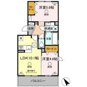 アベニール新八代の間取り画像