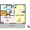 アベニール新八代の間取り画像