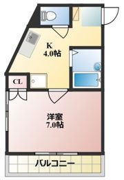 ポテト国富の間取り画像