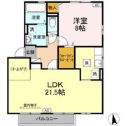 リビングタウン向中野 Bの間取り画像