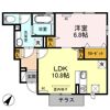 エルドラード Bの間取り画像