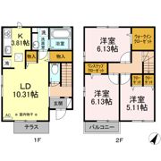 アヴェニール Ⅰの間取り画像