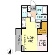 コラージュくりたの間取り画像