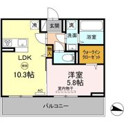 D-ROOM石丸の間取り画像