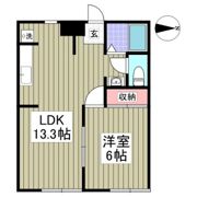 エリナハイムNo.1の間取り画像