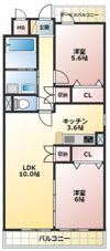 プランドール藤久の間取り画像