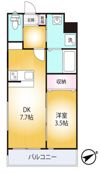 AQUE19の間取り画像
