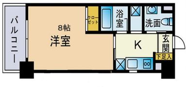 エスポワール春日野道2の間取り画像