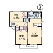 アン・ジュール A棟の間取り画像