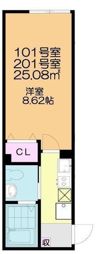 グランパーク鎌ヶ谷の間取り画像