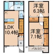 コートFuji Nの間取り画像