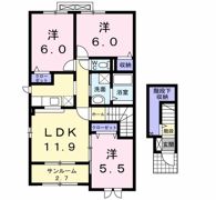 グリーンパーク E・I Dの間取り画像