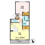 フェリーチェ ヴィータ Aの間取り画像
