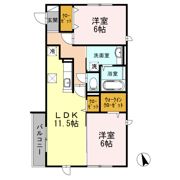 ジャルディネットKの間取り画像