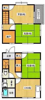 山手高橋住宅の間取り画像