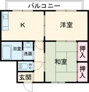 菫ヶ丘マンションの間取り画像