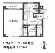 メリディアン八王子Ⅱの間取り画像