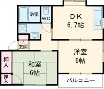 ヒルサイド瀬戸越の間取り画像