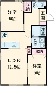 グランコートBの間取り画像