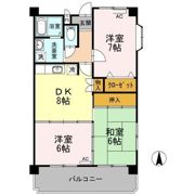 ウエルス富任Ⅱの間取り画像