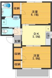 サントゥールAの間取り画像