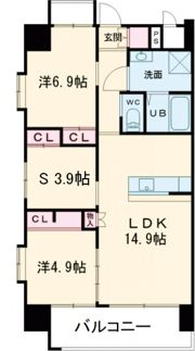 ギャラン二島の間取り画像