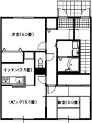 ヴィラさだいわ Bの間取り画像