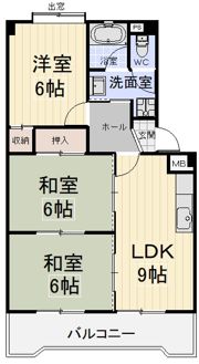 パークサイド安藤の間取り画像