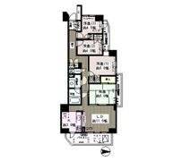 板橋仲宿パーク・ホームズの間取り画像