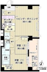 ガーデニエール砧レジデンスの間取り画像