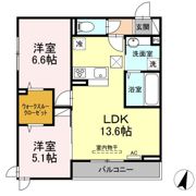 Lucky circle Hiyoshi (ﾗｯｷｰｻｰｸﾙﾋﾖｼ)の間取り画像