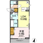 Lucky circle Hiyoshi (ﾗｯｷｰｻｰｸﾙﾋﾖｼ)の間取り画像