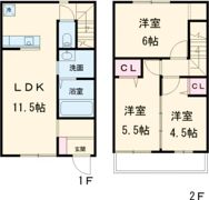 フェニックス麻の間取り画像