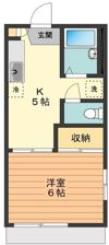コーポエトワールDの間取り画像