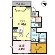 メゾンアイリス ココアの間取り画像