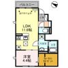 メゾンアイリス ココアの間取り画像