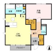 シエロ Bの間取り画像