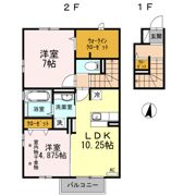 ニュアージュ Bの間取り画像