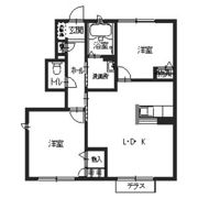 コア山崎Cの間取り画像