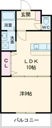 アベニュー清納の間取り画像