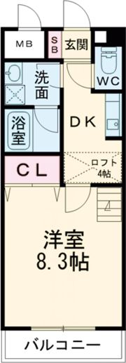 スカイヴィラ日根野の間取り画像