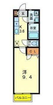 メゾン長曽根B棟の間取り画像
