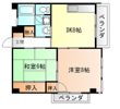 服部ハイツの間取り画像