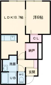 エバーグリーンM&Bの間取り画像