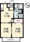 ピースグリーン B棟の間取り画像