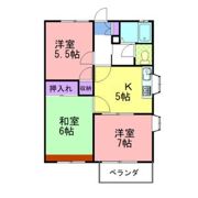 グリーン杉本Bの間取り画像