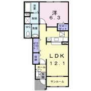シュティルラント Ⅱの間取り画像