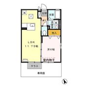 クレールヒルズ Aの間取り画像