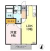 コーポ吉備津の間取り画像